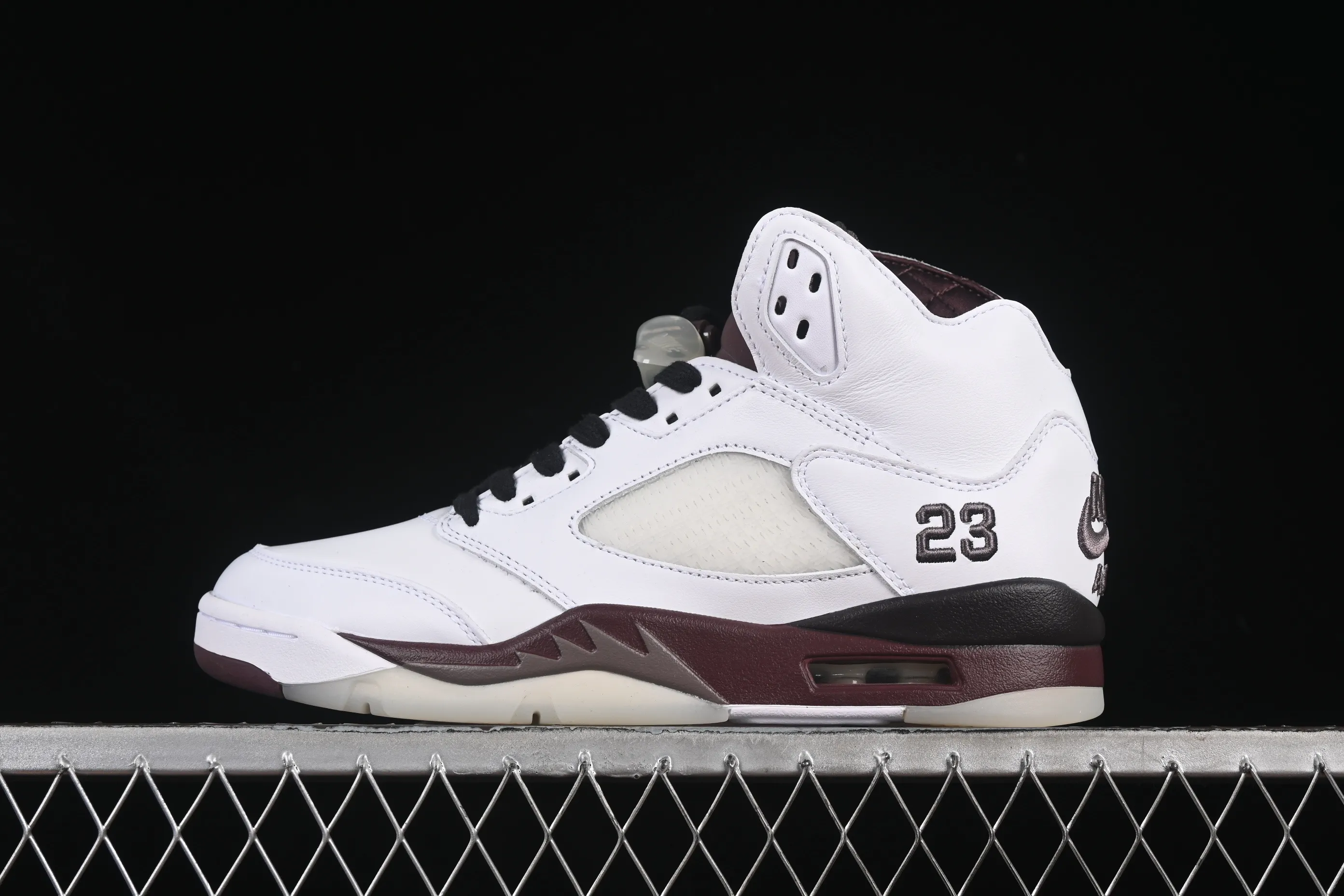 All Categories Air Jordan Jordan Series Basketball Shoes Air Jordan 5 Special Price OG Version A Ma Maniere x Air Jordan 5 Retro "Violet Ore" AJ5 Joe 5 White Wine Red IB1528-100